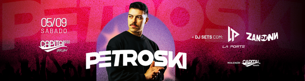 Capa DJ PETROSKI NA CAPITAL 