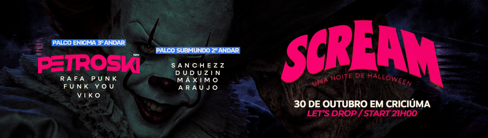 Capa SCREAM - UMA NOITE DE HALLOWEEN