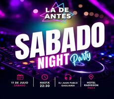 Miniatura SÁBADO NIGHT PARTY 11.JULIO LA DE ANTES