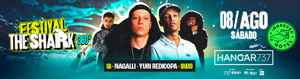 Capa FESTIVAL THE SHARK 360 NA HANGAR 737
