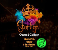 Miniatura STARLIGHT - QUEEN E COLDPLAY NA HANGAR
