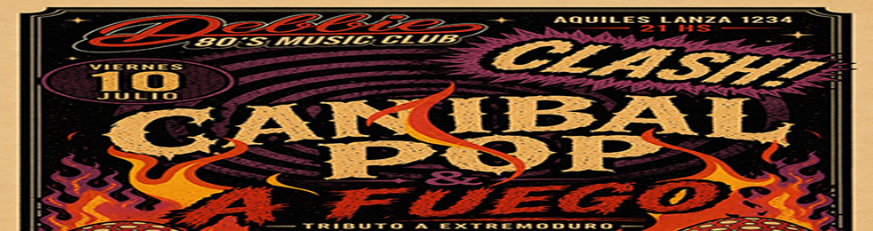 Capa CANIBAL POP / A FUEGO
