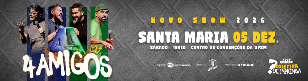 Capa 4 AMIGOS NOVO SHOW 2026 - SANTA MARIA