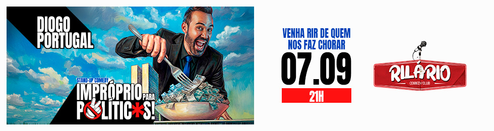 Capa DIOGO PORTUGAL - IMPRÓPRIO PARA POLÍTICOS EM TUBARÃO SC