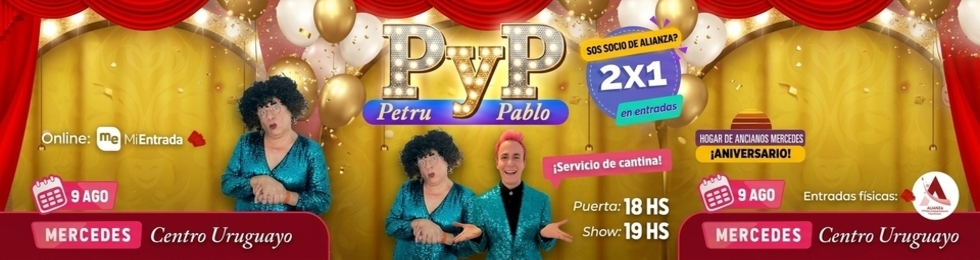 Capa PABLO Y PETRU EN MERCEDES 09.AGOSTO
