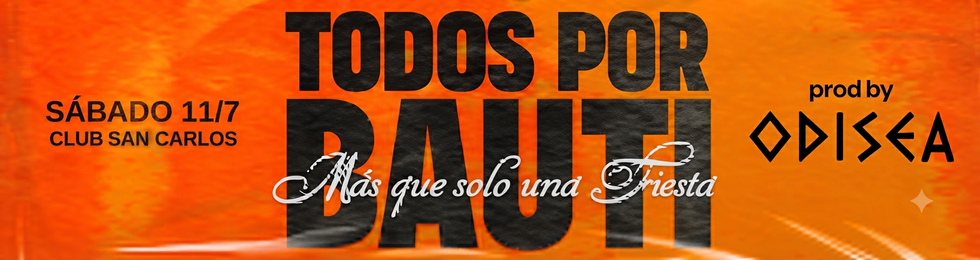 Capa ENTRE TODOS POR BAUTI - 11.JULIO