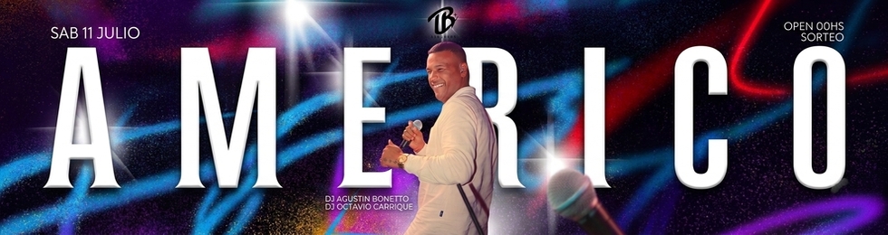 Capa AMERICO EN VIVO EN LA RUMBA | SÁBADO 11 DE JULIO