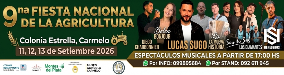 Capa 9NA FIESTA NACIONAL DE LA AGRICULTURA - CARMELO