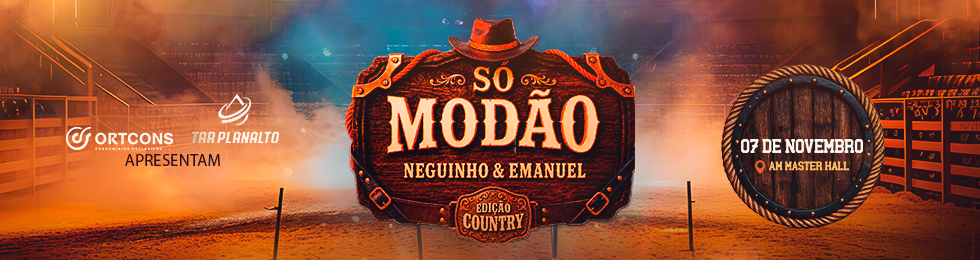 Capa SÓ MODÃO COM NEGUINHO E MANUEL: EDIÇÃO COUNTRY