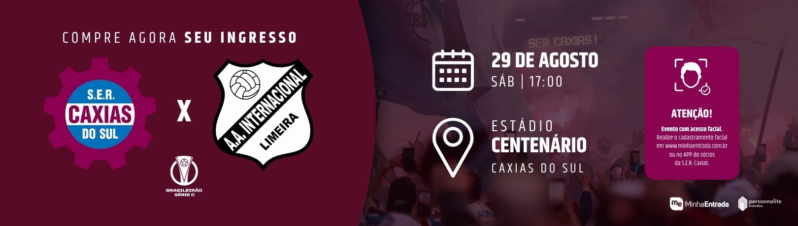 Capa SER CAXIAS X INTER DE LIMEIRA - BRASILEIRAO SERIE C