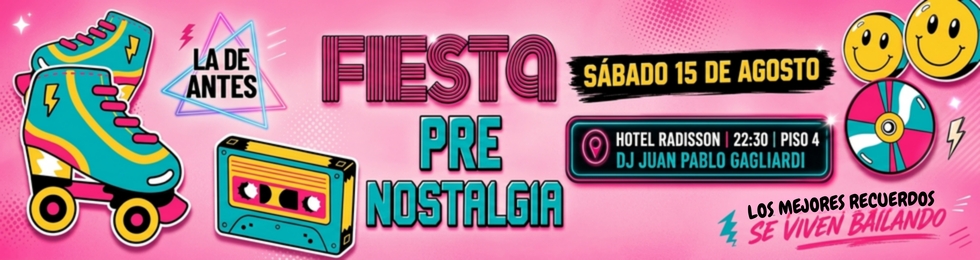 Capa FIESTA PRE NOSTALGIA