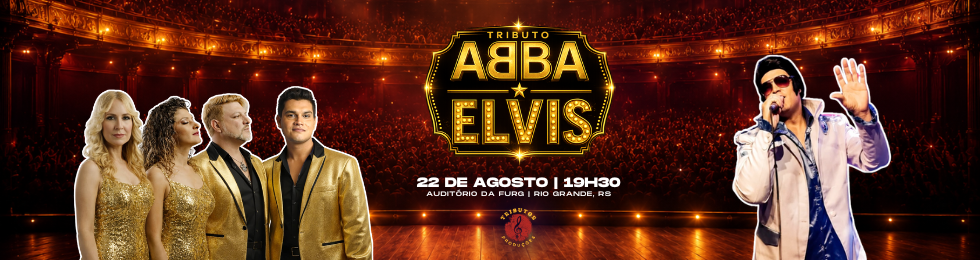Capa TRIBUTO ABBA E ELVIS EM RIO GRANDE 22.08