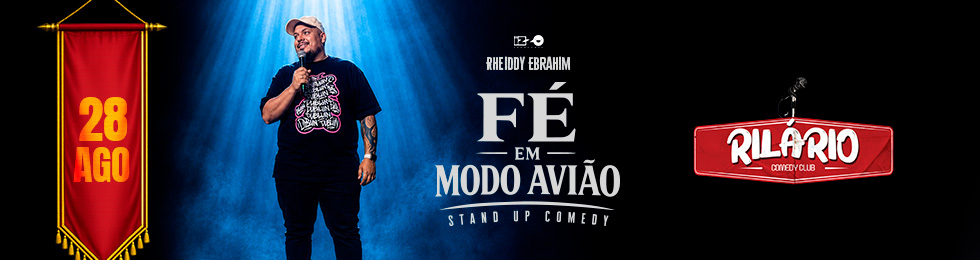 Capa RHEIDDY EBRAHIM - FÉ EM MODO AVIÃO EM TUBARÃO - SC