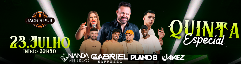 Capa QUINTA ESPECIAL NA JACKS PUB 23.07