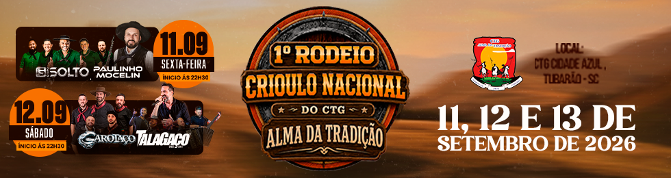 Capa 1º RODEIO CRIOULO NACIONAL DO CTG ALMA DA TRADIÇÃO