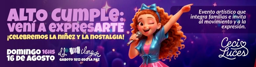 Capa ALTO CUMPLE: VENÍ A EXPRESARTE EDICIÓN: CELEBRAMOS LA NIÑEZ Y LA NOSTA