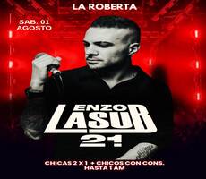 Miniatura ENZO Y LA SUB 21 LA ROBERTA · SÁB.01 AGOSTO