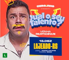 Miniatura SERGINHO LACERDA / STAND UP COMEDY /  VIDA DE PAI