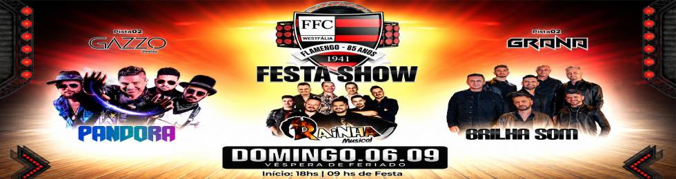 Capa FLAMENGO 85 ANOS - FESTA SHOW