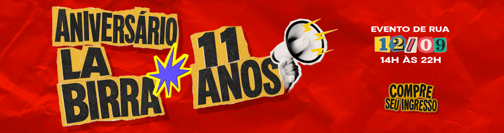 Capa ANIVERSARIO LA BIRRA 11 ANOS