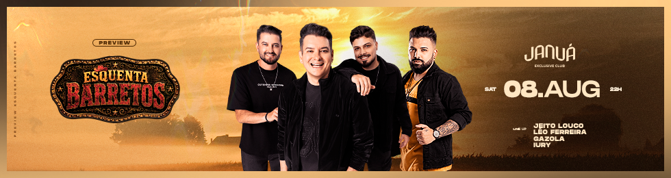 Capa ESQUENTA BARRETOS - JANUÁ