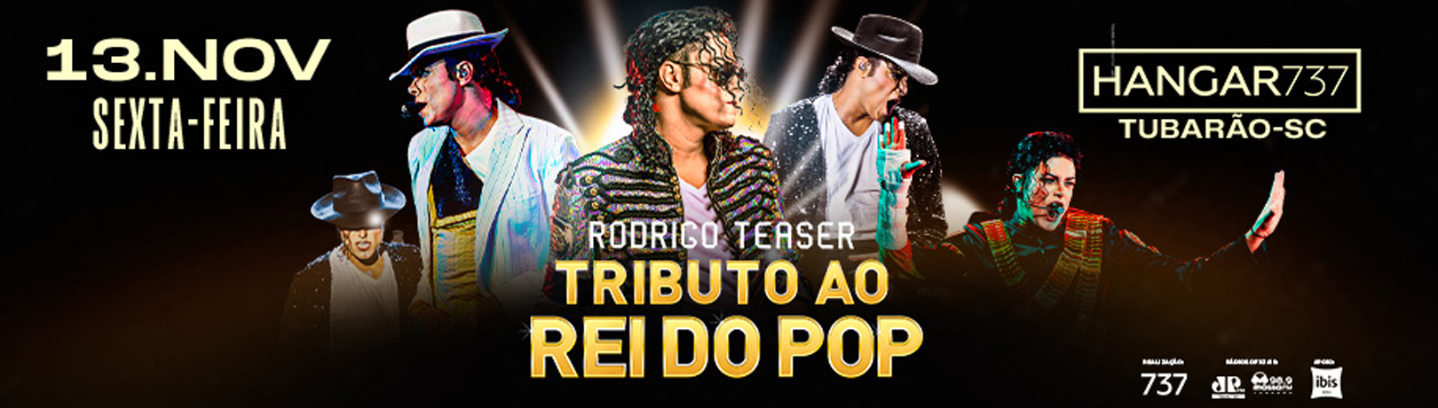 Capa RODRIGO TEASER TRIBUTO AO REI DO POP NA HANGAR 737
