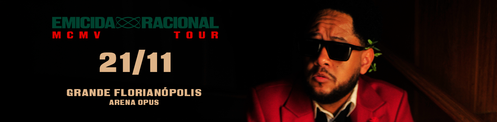 Capa EMICIDA - RACIONAL MCMV TOUR