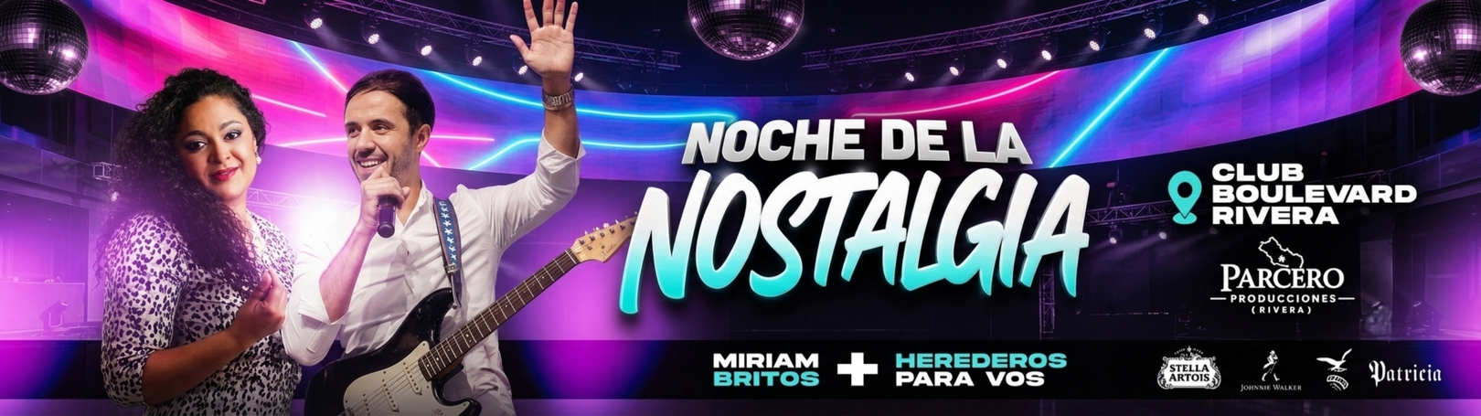 Capa NOCHE DE LA NOSTALGIA 2026 | PARCERO BAR EN RIVERA