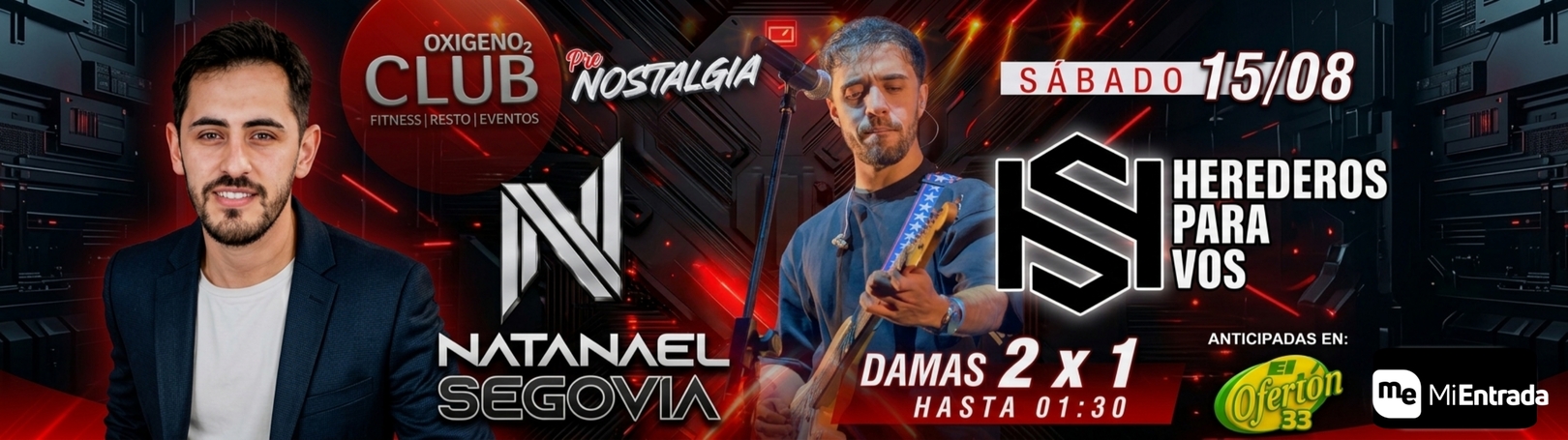 Capa 15/08 OXIGENO CLUB - PRE NOSTALGIA 