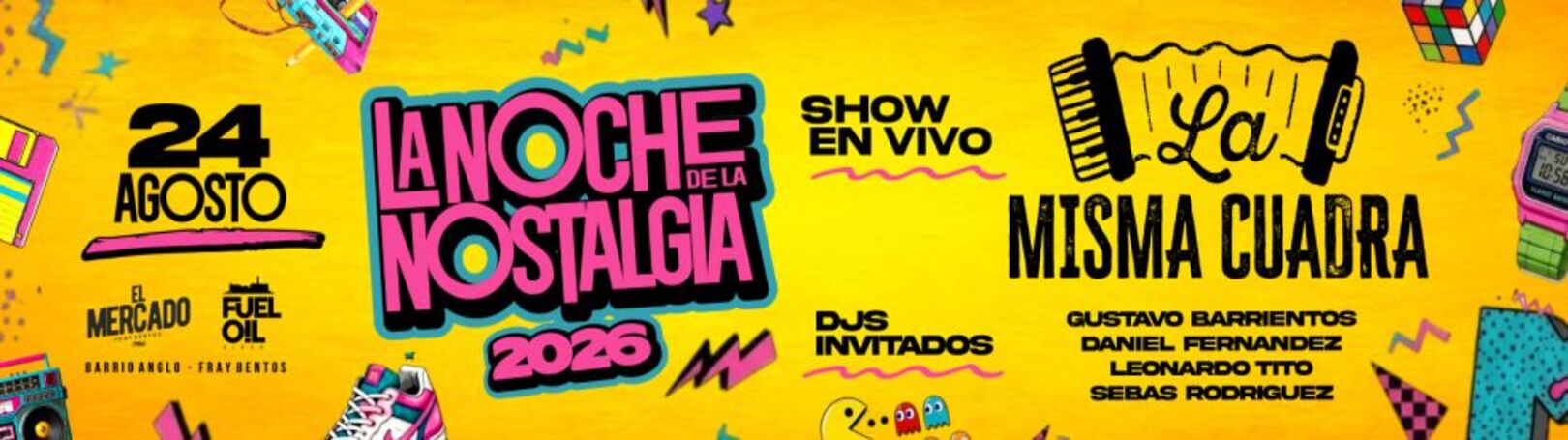 Capa FUEL OIL Y EL MERCADO: NOCHE DE LA NOSTALGIA 2026