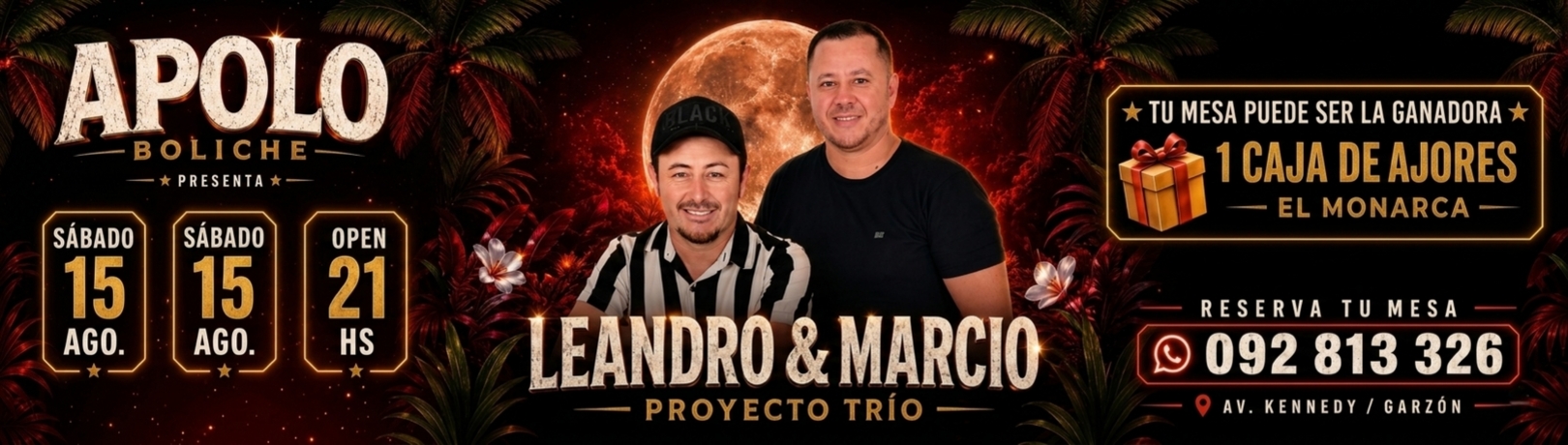 Capa APOLO BOLICHE PRESENTA 15.08 