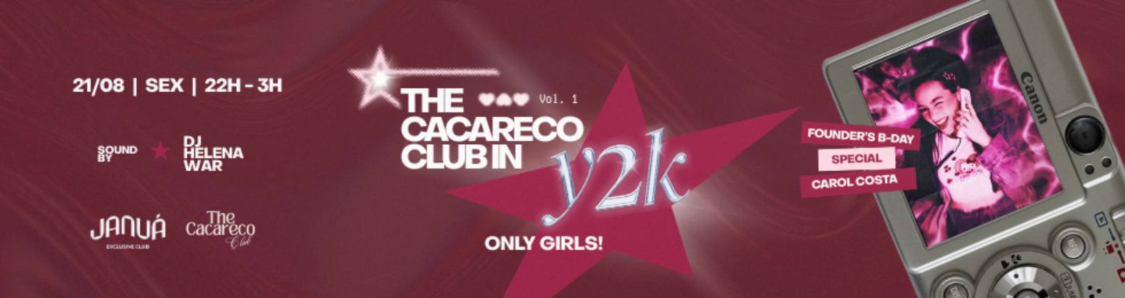 Capa THE CACARECO CLUB IN - ONLY GIRLS!