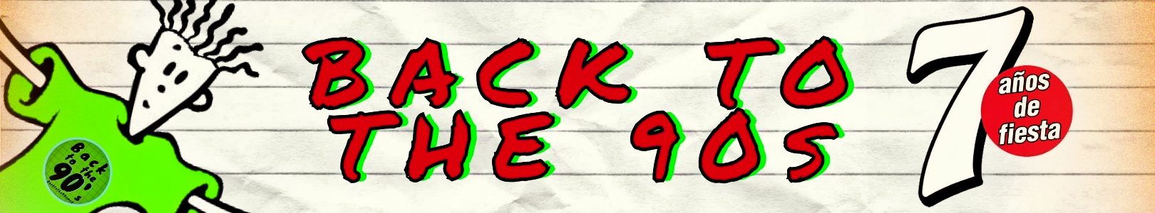 Capa BACK TO THE 90S - 7 AÑOS