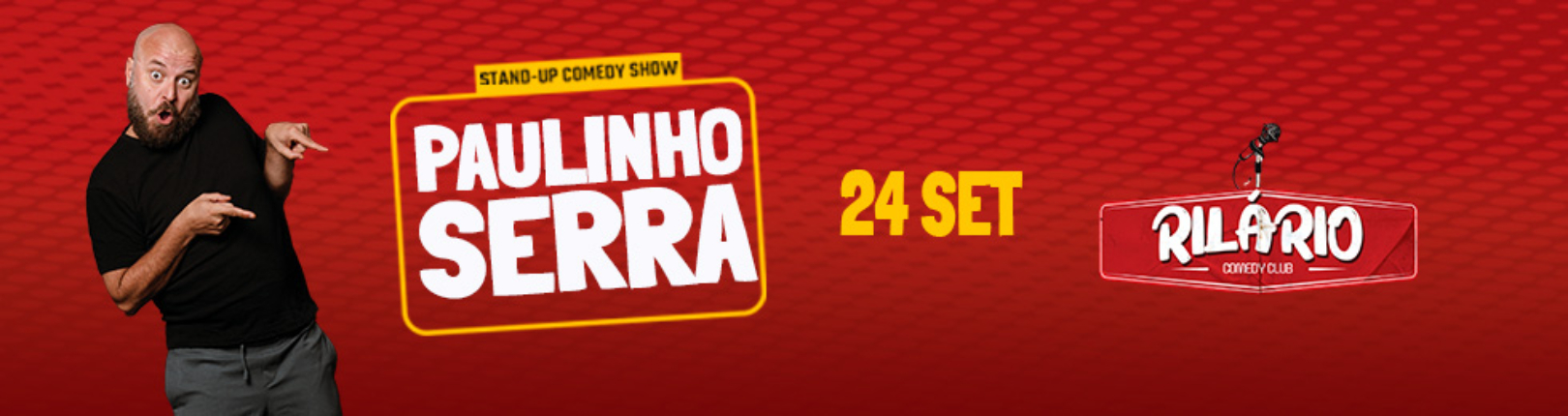 Capa PAULINHO SERRA STAND-UP COMEDY SHOW