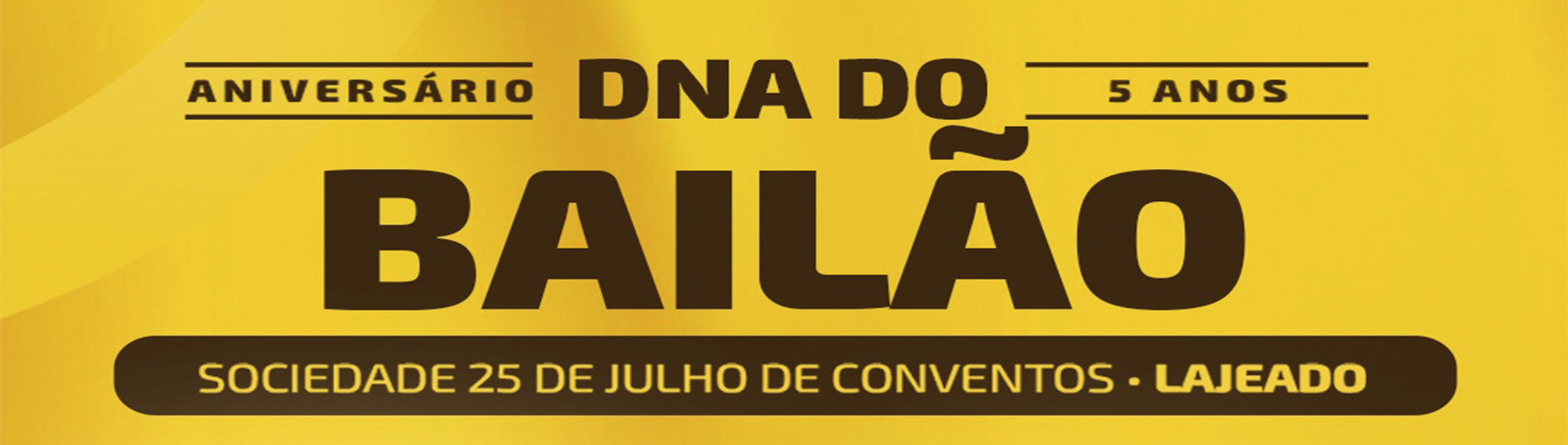 Capa ANIVERSÁRIO 5 ANOS - DNA DO BAILÃO