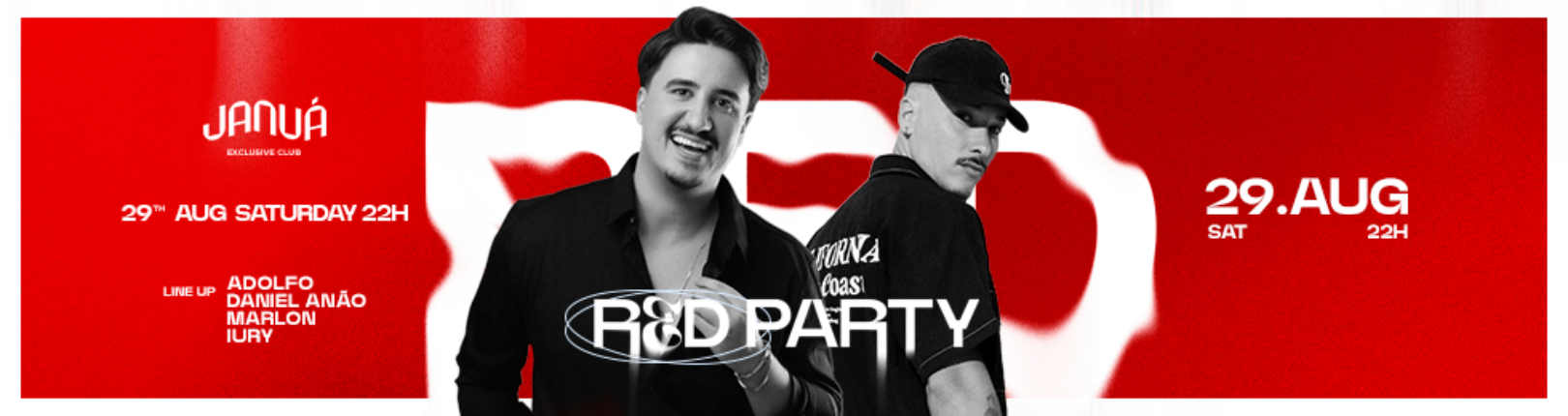 Capa RED PARTY NA JANUÁ