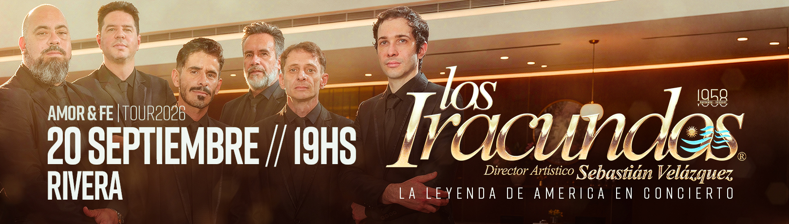 Capa LOS IRACUNDOS EN CONCIERTO - AMOR Y FE TOUR 2026