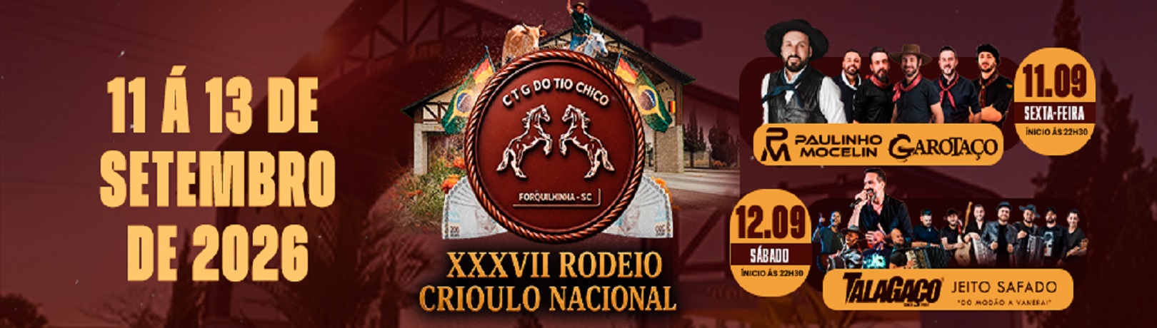 Capa XXXVII RODEIO CRIOULO NACIONAL 11.09