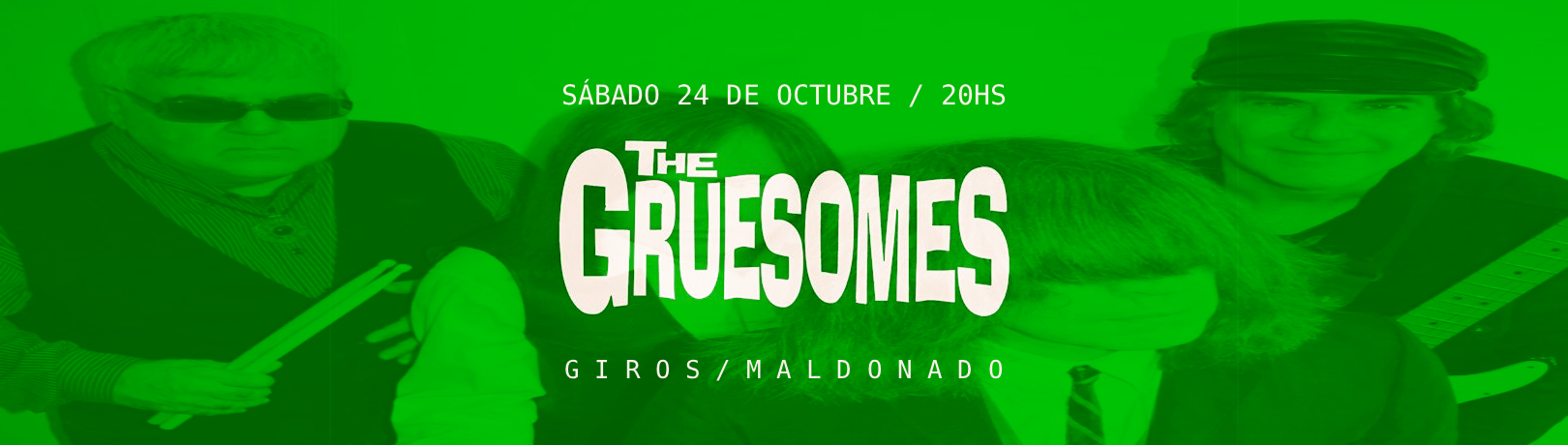Capa THE GRUESOMES (CANADA) JUNTO A LOS REVERB
