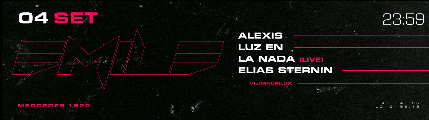 Capa EMILE PRESENTA: ALEXIS/LUZ EN LA NADA(LIVE)/ELIAS STERNIN