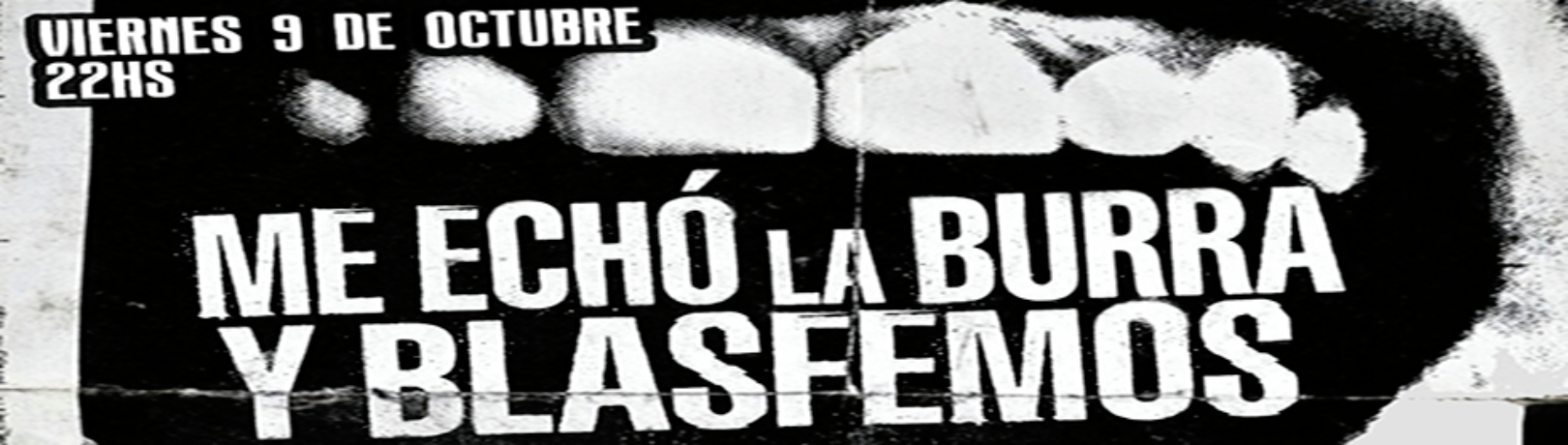 Capa ME ECHó LA BURRA - BLASFEMOS