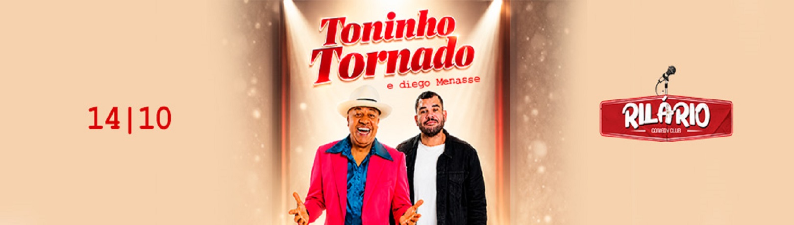 Capa TONINHO TORNADO E DIEGO MENASSE EM TUBARÃO SC