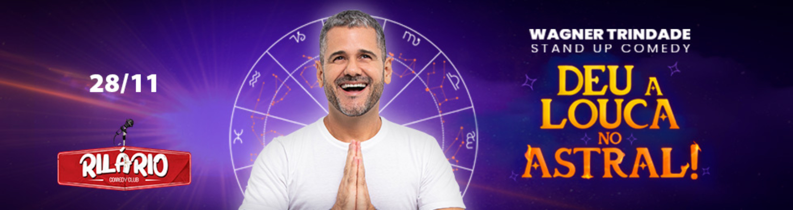 Capa WAGNER TRINDADE: DEU A LOUCA NO ASTRAL EM TUBARÃO SC