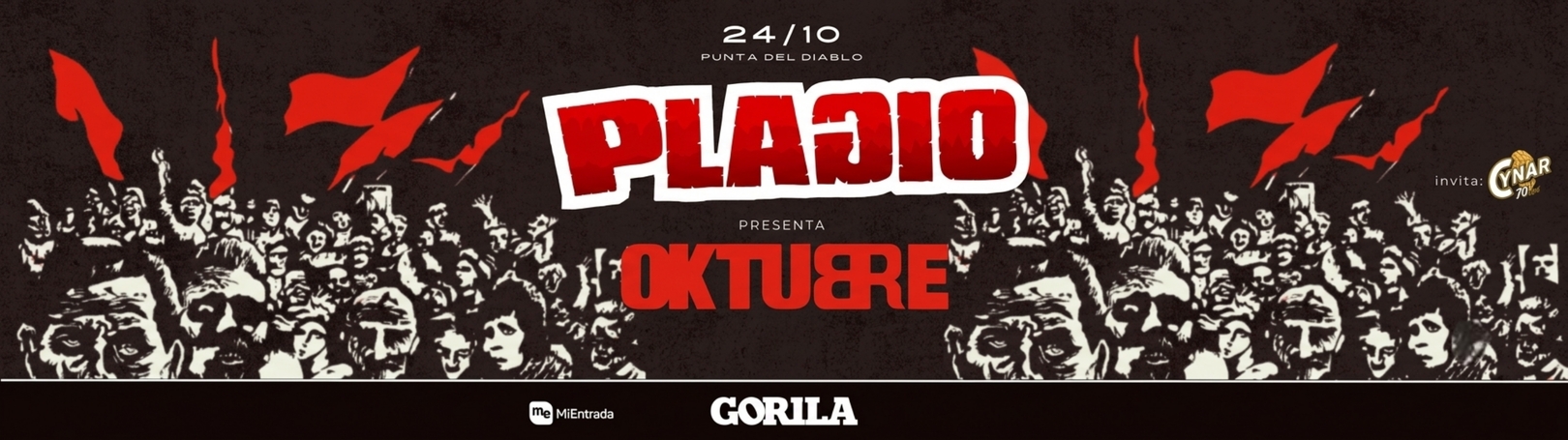 Capa PLAGIO PRESENTA OKTUBRE