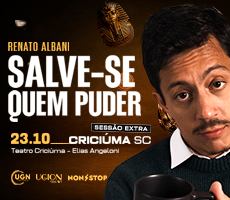 Miniatura 2º SESSÃO EXTRA: RENATO ALBANI NO TEATRO CRICIUMA ELIAS ANGELONI