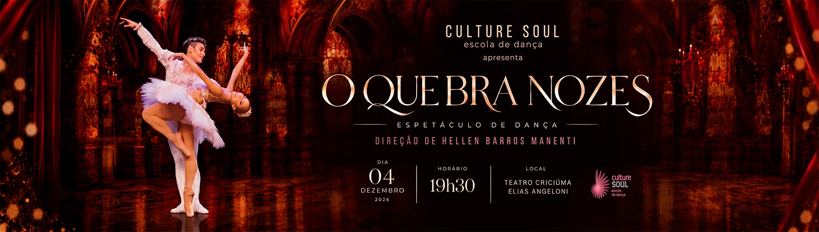 Capa ESPETÁCULO DE DANÇA: O QUEBRA NOZES