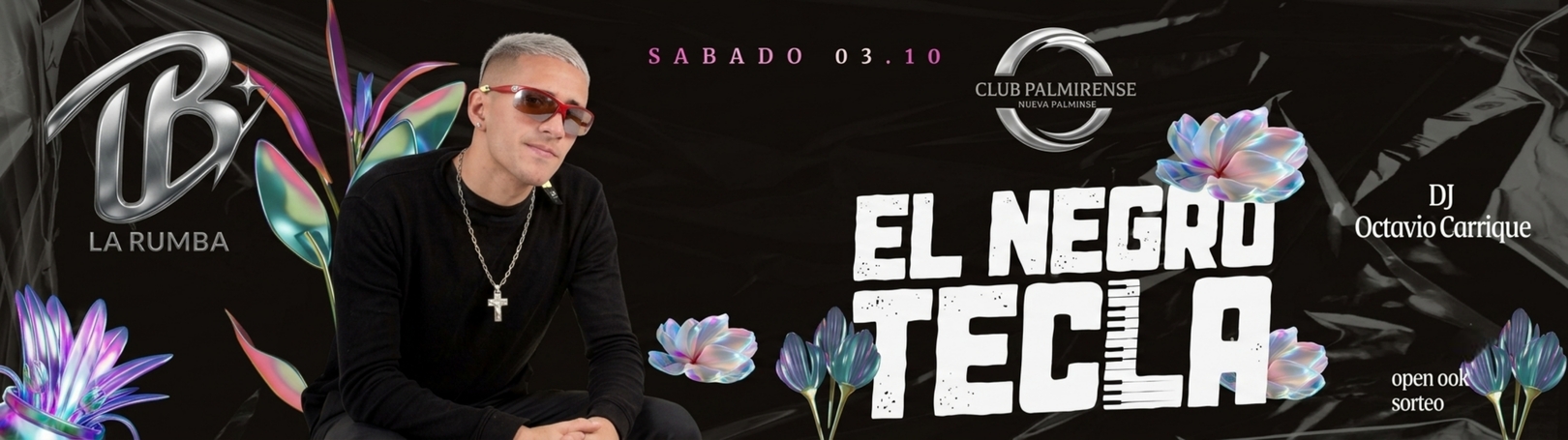 Capa EL NEGRO TECLA EN VIVO - LA RUMBA