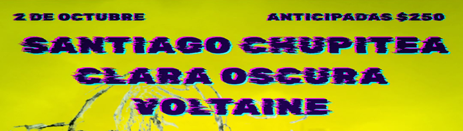 Capa SANTIAGO CHUPITEA - CLARA OSCURA - VOLTAINE