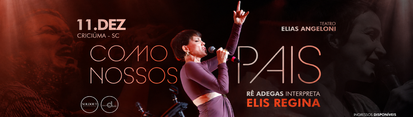 Capa COMO NOSSOS PAIS  O MAIOR ESPETÁCULO EM HOMENAGEM A ELIS REGINA