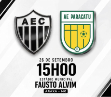 Miniatura ARAXÁ X PARACATU - ESTADIO FAUSTO ALVIM